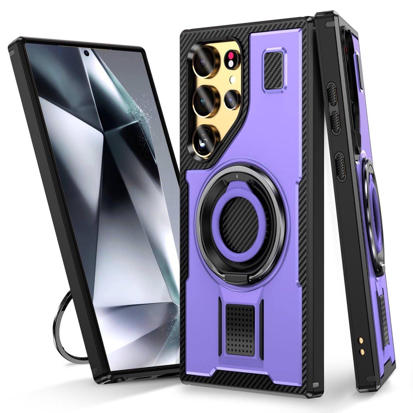 TitanRing S25 Ultra – Military-Grade Magnetic Kickstand Case