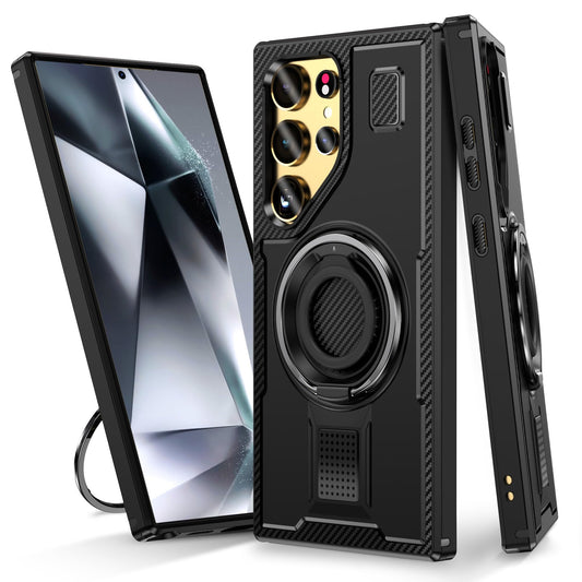 TitanRing S25 Ultra – Military-Grade Magnetic Kickstand Case