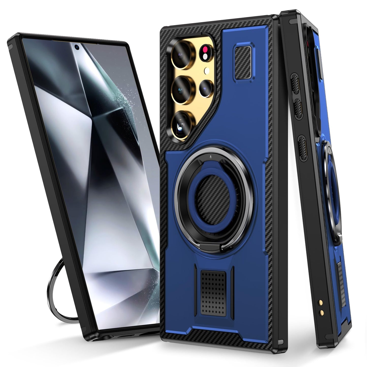 TitanRing S25 Ultra – Military-Grade Magnetic Kickstand Case