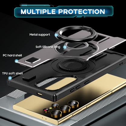 TitanRing S25 Ultra – Military-Grade Magnetic Kickstand Case