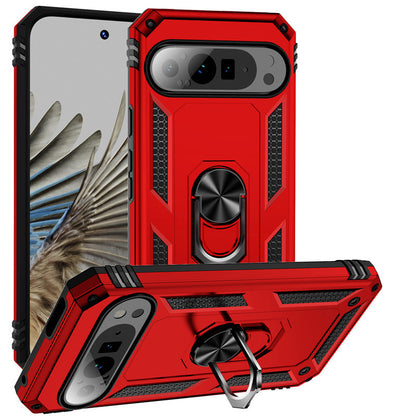 Armor Pixel 9 Shockproof Magnetic Ring Case with Kickstand