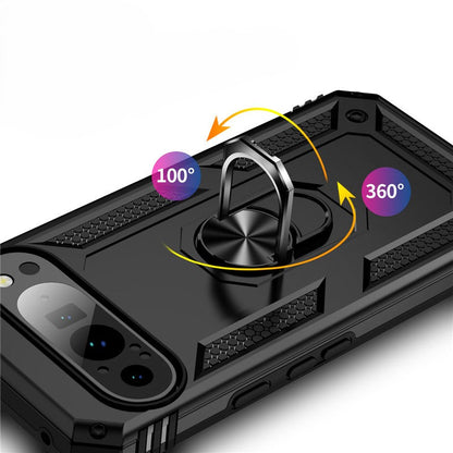 Armor Pixel 9 Shockproof Magnetic Ring Case with Kickstand
