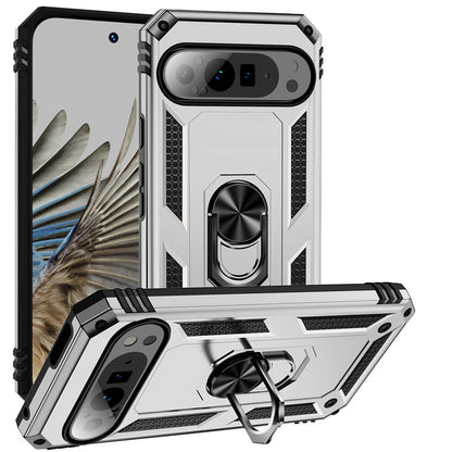 Armor Pixel 9 Shockproof Magnetic Ring Case with Kickstand