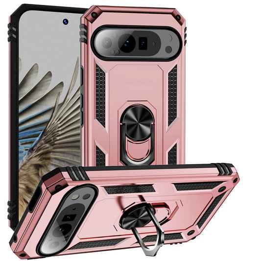 Armor Pixel 9 Shockproof Magnetic Ring Case with Kickstand