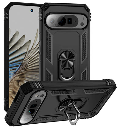 Armor Pixel 9 Shockproof Magnetic Ring Case with Kickstand