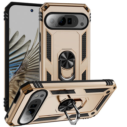 Armor Pixel 9 Shockproof Magnetic Ring Case with Kickstand