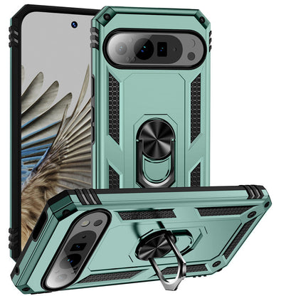 Armor Pixel 9 Shockproof Magnetic Ring Case with Kickstand