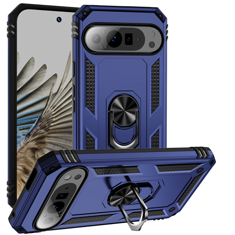 Armor Pixel 9 Shockproof Magnetic Ring Case with Kickstand