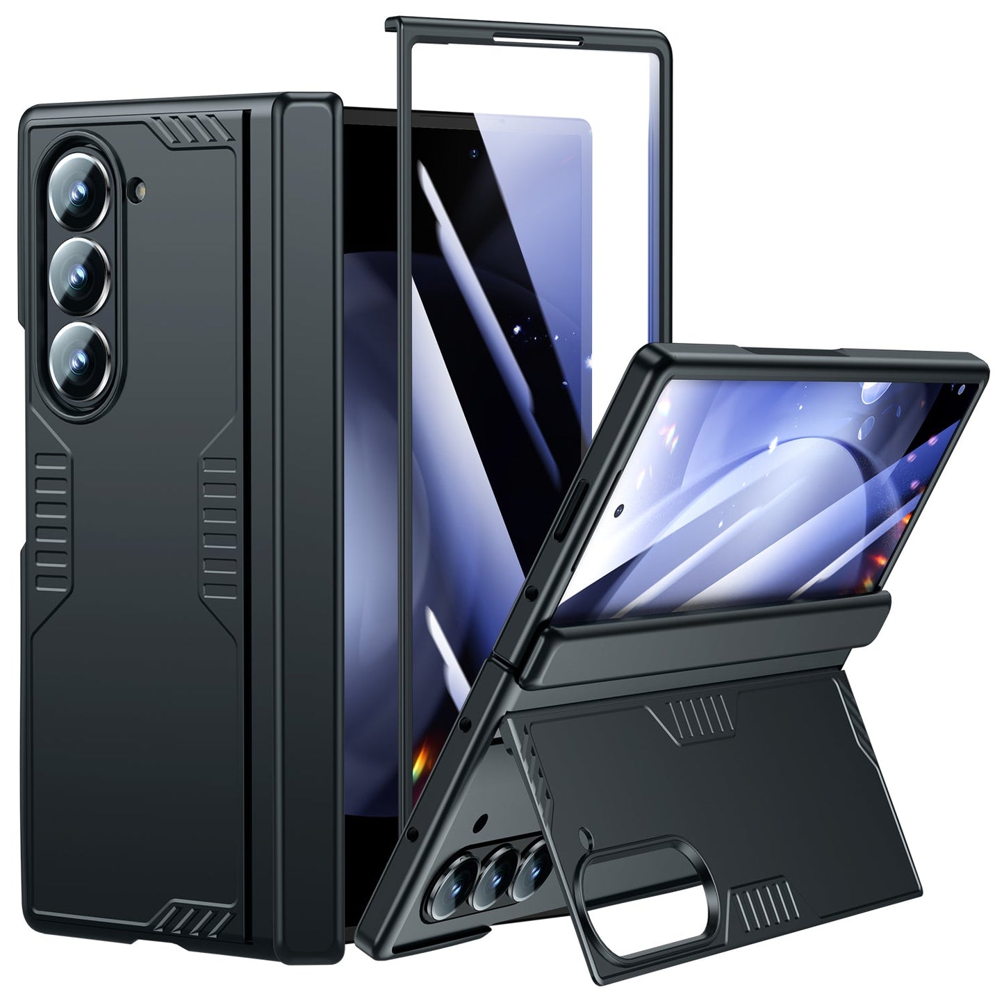 Double Protection Z Fold 6 , Hidden Kickstand, MagSafe