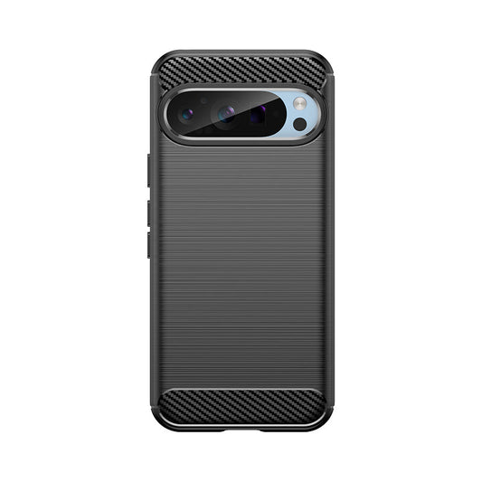 Carbon Shockproof Case for Pixel 9 Pro, Pixel 9 Pro XL - Drop Protection & Soft TPU