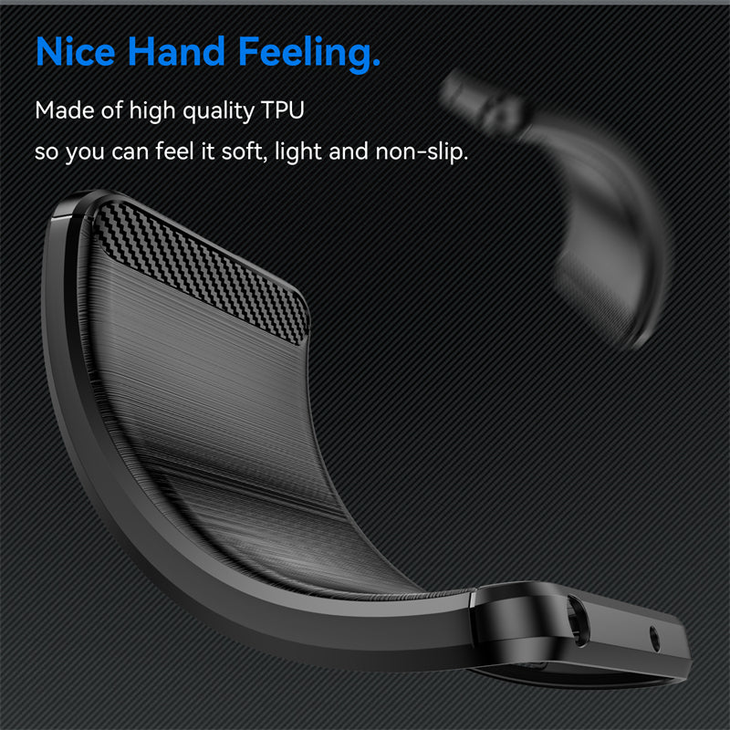 Carbon Shockproof Case for Pixel 9 Pro, Pixel 9 Pro XL - Drop Protection & Soft TPU