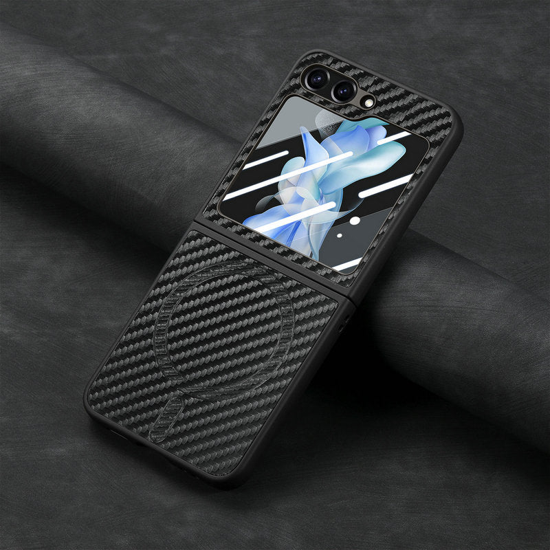 Carbon Armor  Z Flip 6, 5, 4 360° Protection & MagSafe Case