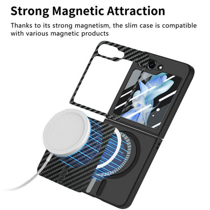 Carbon Armor  Z Flip 6, 5, 4 360° Protection & MagSafe Case