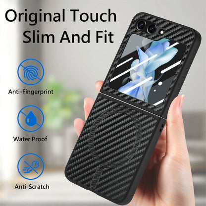 Carbon Armor  Z Flip 6, 5, 4 360° Protection & MagSafe Case
