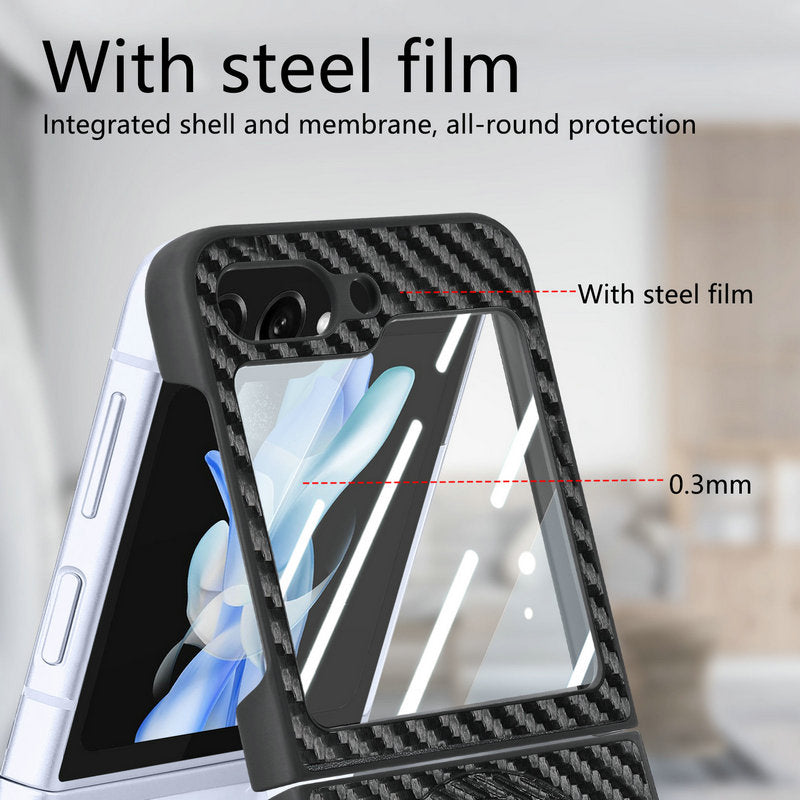 Carbon Armor  Z Flip 6, 5, 4 360° Protection & MagSafe Case