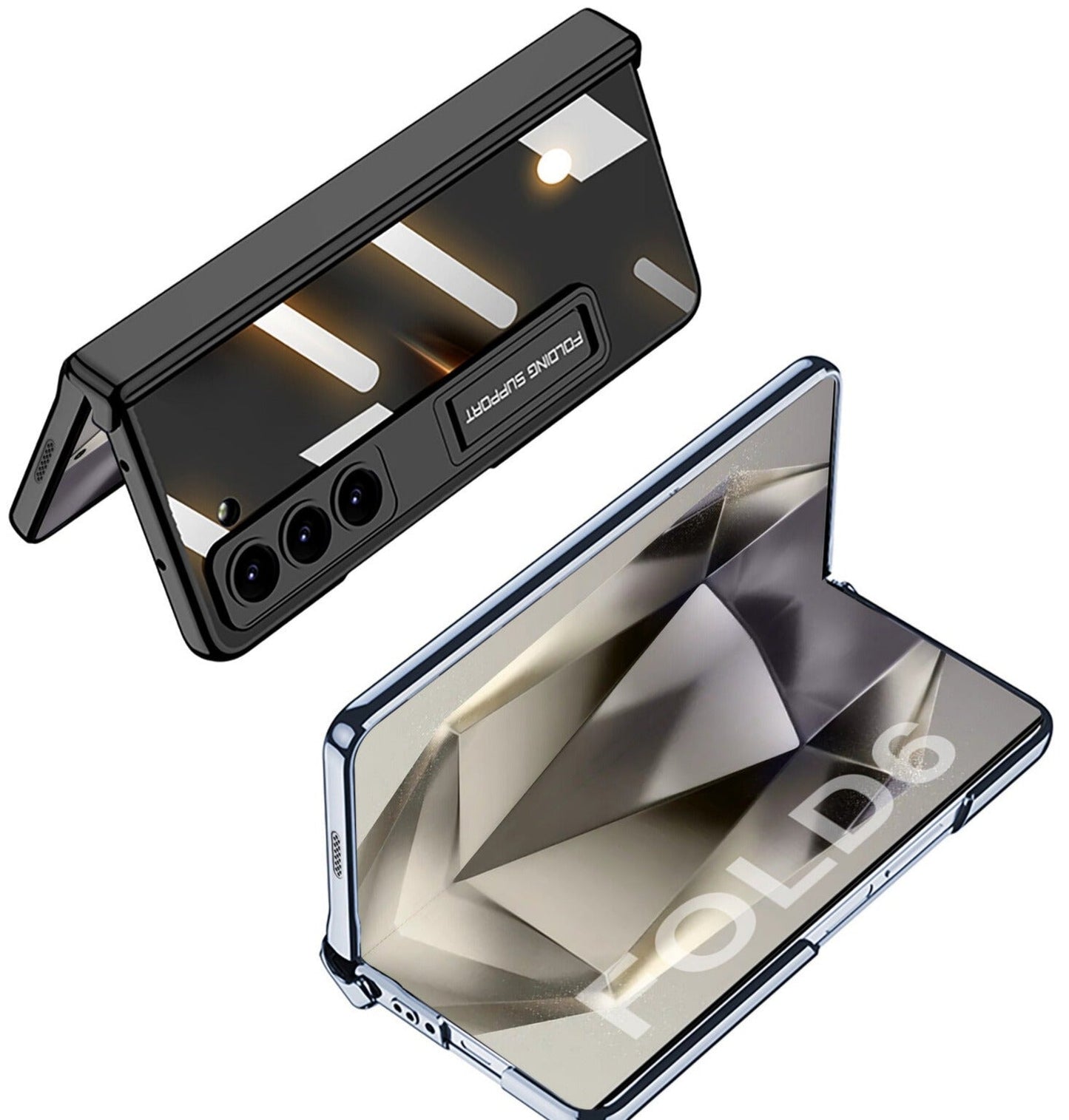 Guard Z Fold 6 Magnetic Kickstand Clear Case