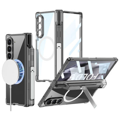 Clear Z Fold 6 Magnetic Shockproof Case