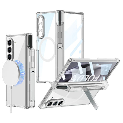 Clear Z Fold 6 Magnetic Shockproof Case