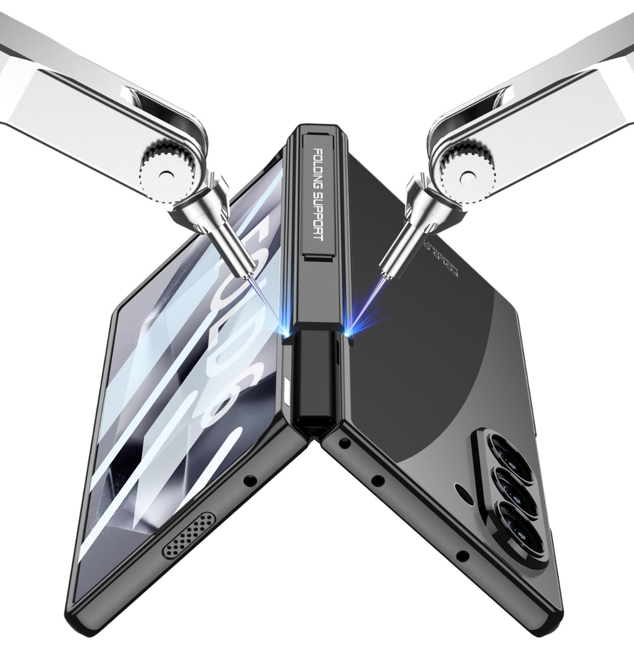 Transparent Magnetic  Z Fold 6 Hinge Case
