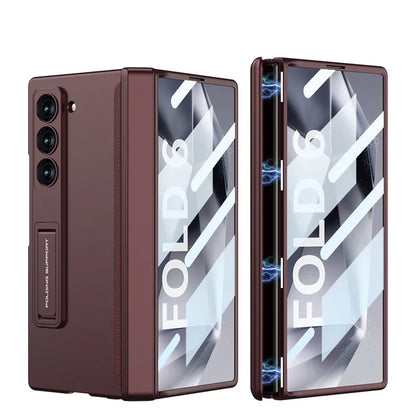 Anti-Peep Z Fold 6 Case 360° Full Protection ,Magnetic Hinge