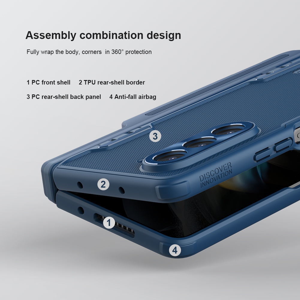 S-Pen Z Fold 5, 6 Slim Kickstand & Camera Shield Case