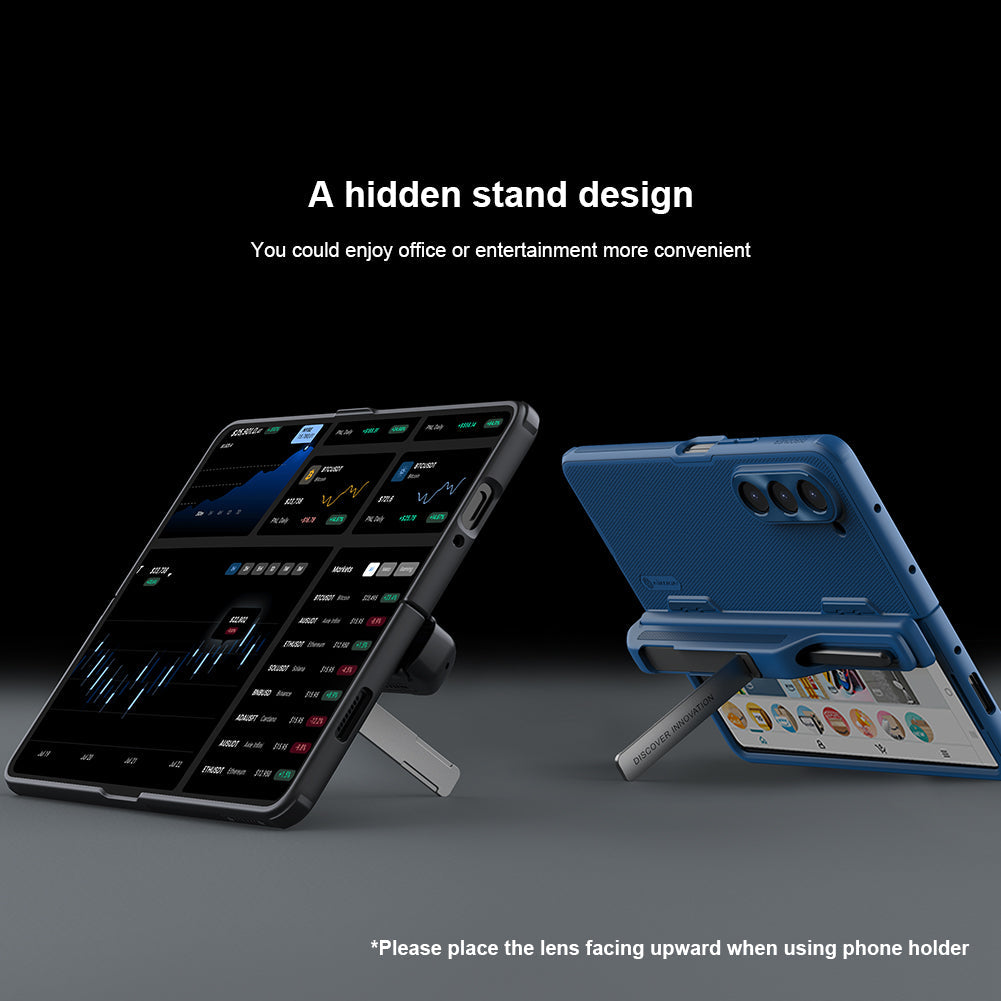 S-Pen Z Fold 5, 6 Slim Kickstand & Camera Shield Case