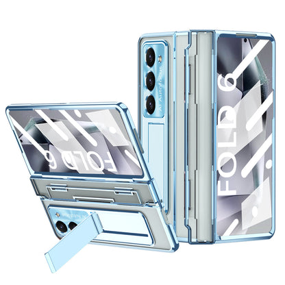 Wireless Transparent  Z Fold 6, 5, 4 Kickstand Case 2.0