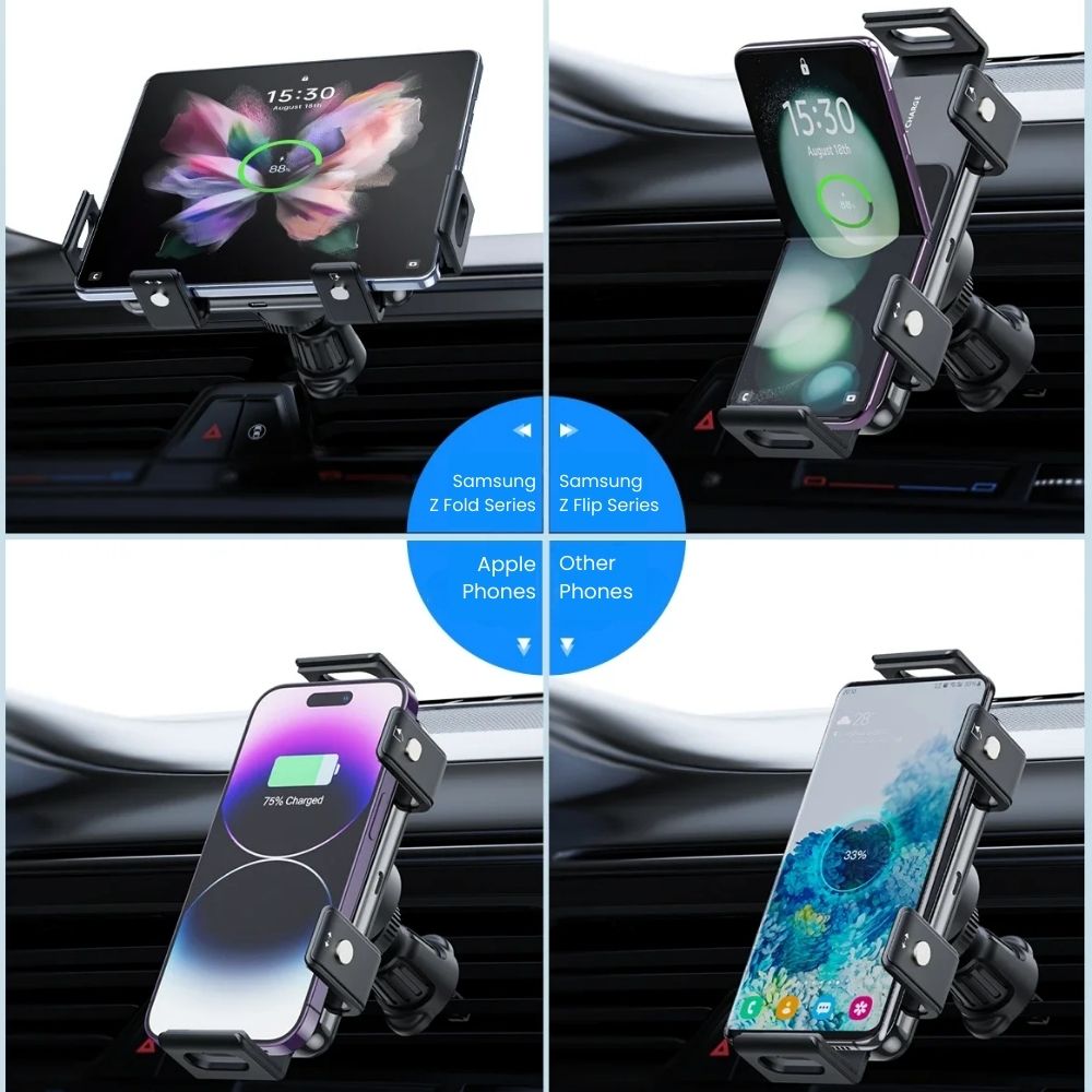 Auto-Grip Car Fast Charge & Holder