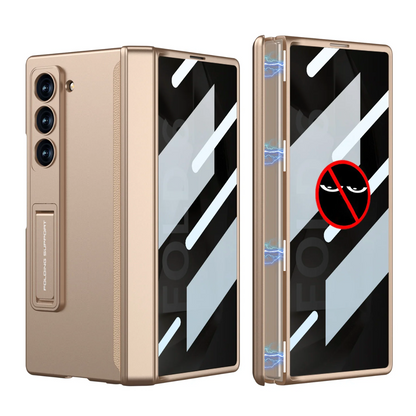 Anti-Peep Z Fold 6 Case 360° Full Protection ,Magnetic Hinge