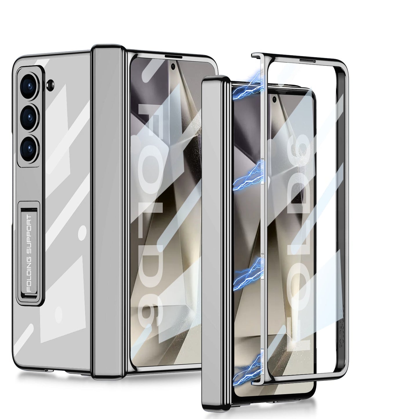 Guard Z Fold 6 Magnetic Kickstand Clear Case