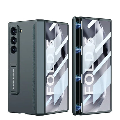 Anti-Peep Z Fold 6 Case 360° Full Protection ,Magnetic Hinge
