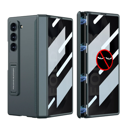 Anti-Peep Z Fold 6 Case 360° Full Protection ,Magnetic Hinge