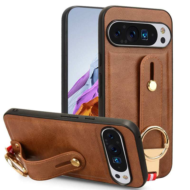 PU Leather  Pixel 9,8  Case with Stand & Ring Opener