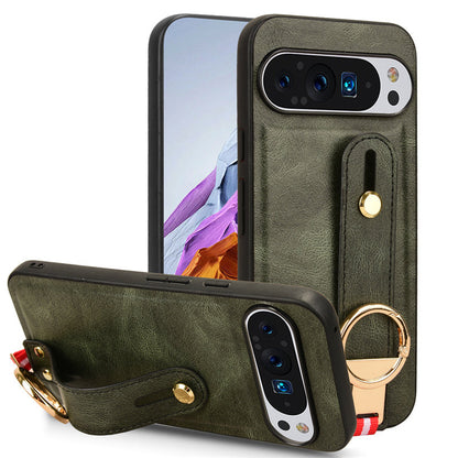 PU Leather  Pixel 9,8  Case with Stand & Ring Opener
