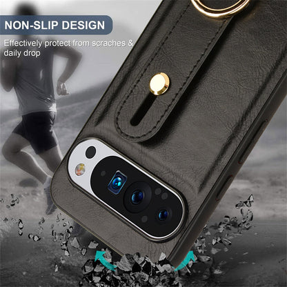 PU Leather  Pixel 9,8  Case with Stand & Ring Opener