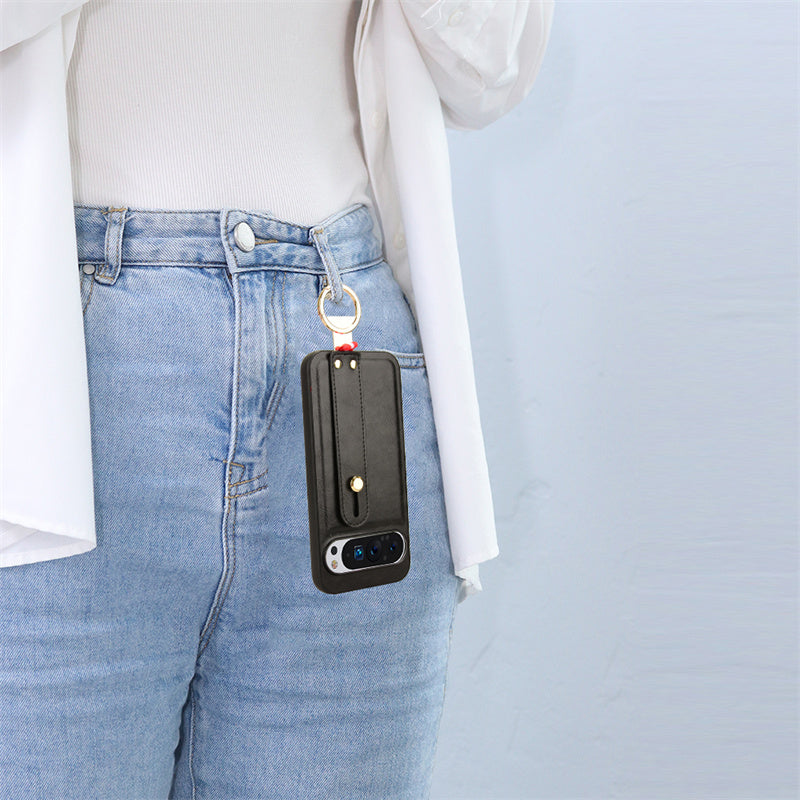 PU Leather  Pixel 9,8  Case with Stand & Ring Opener
