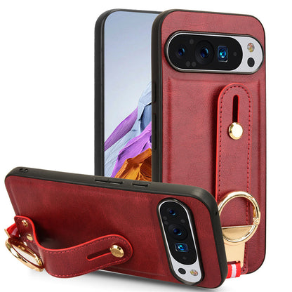 PU Leather  Pixel 9,8  Case with Stand & Ring Opener
