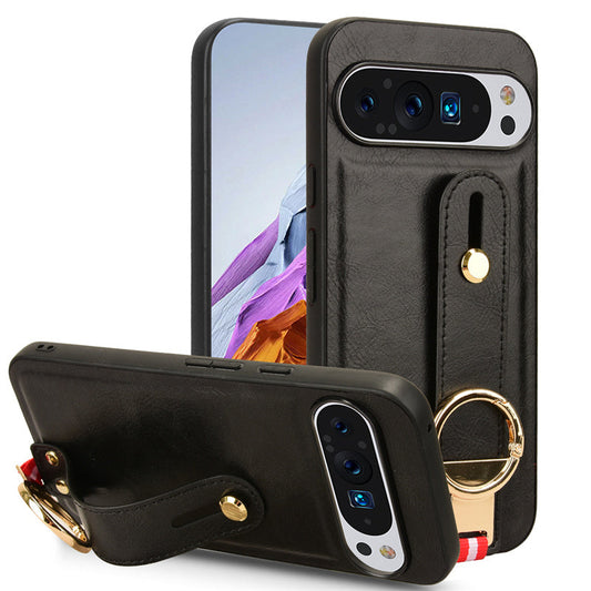 PU Leather  Pixel 9,8  Case with Stand & Ring Opener