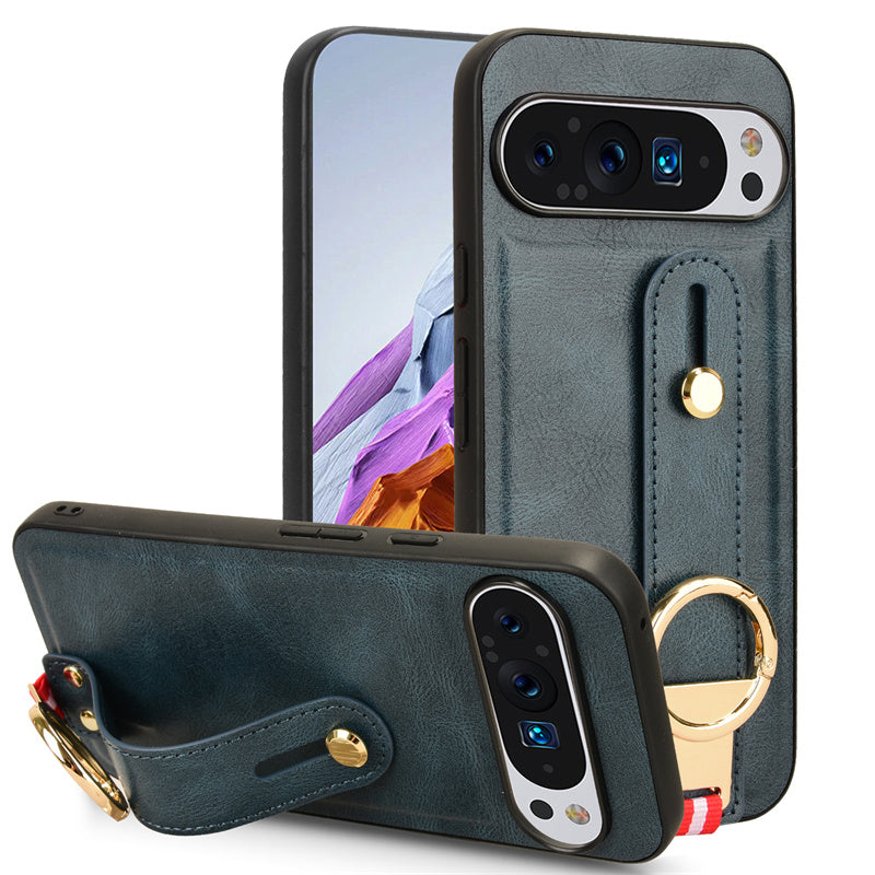 PU Leather  Pixel 9,8  Case with Stand & Ring Opener