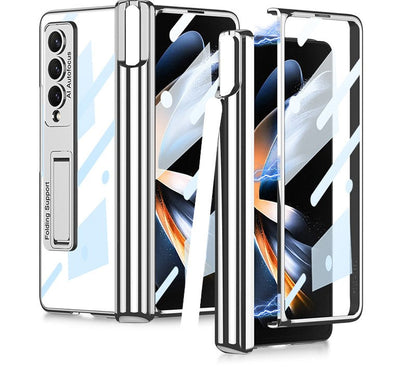 Magnetic Privacy  Z Fold Pen Holder & Luxe Plating Case