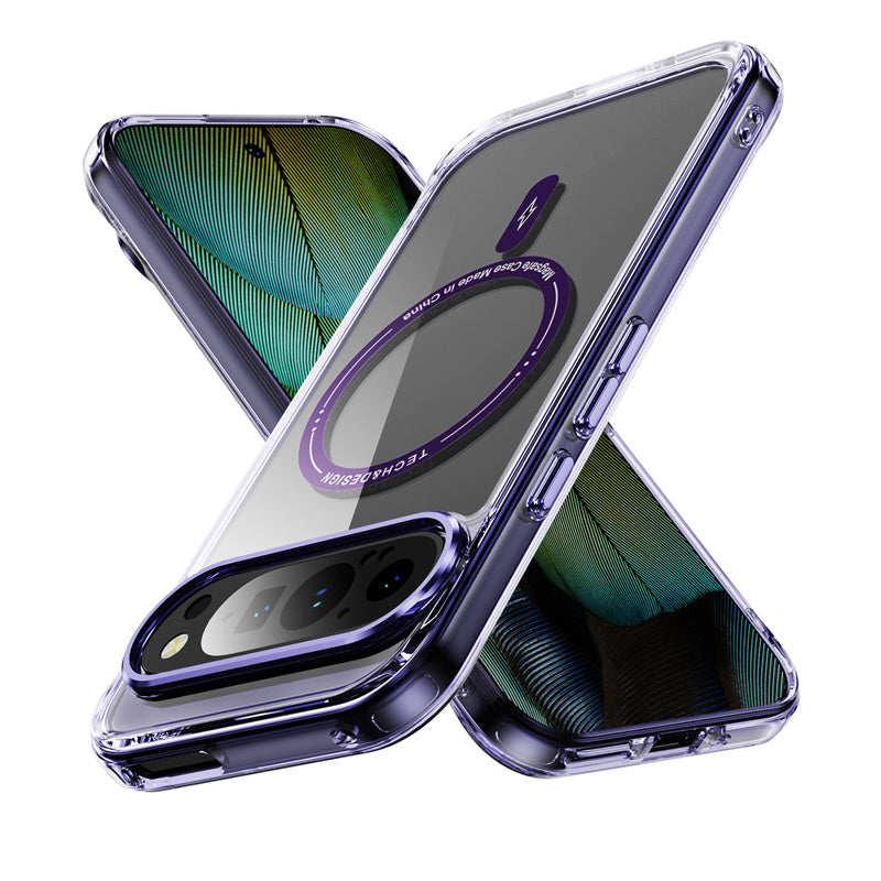 Transparent MagSafe Case for Pixel 9 Pro XL, 8 Pro, 8A - Shockproof & Clear