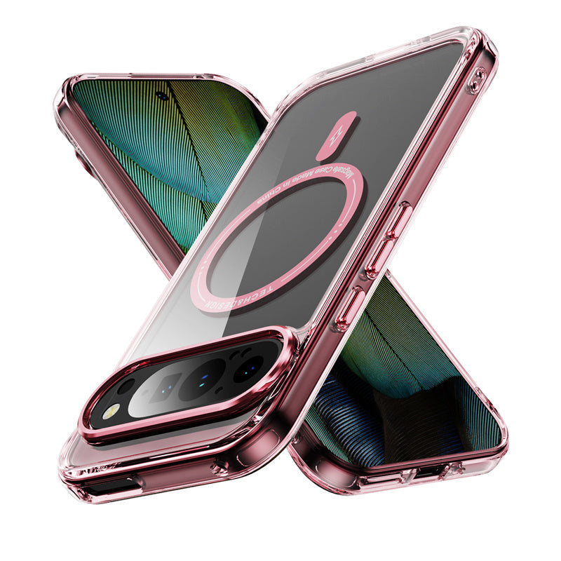Transparent MagSafe Case for Pixel 9 Pro XL, 8 Pro, 8A - Shockproof & Clear