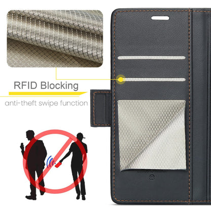 Leather Z Fold 6, 5 Slim RFID Blocking Card Holder Case