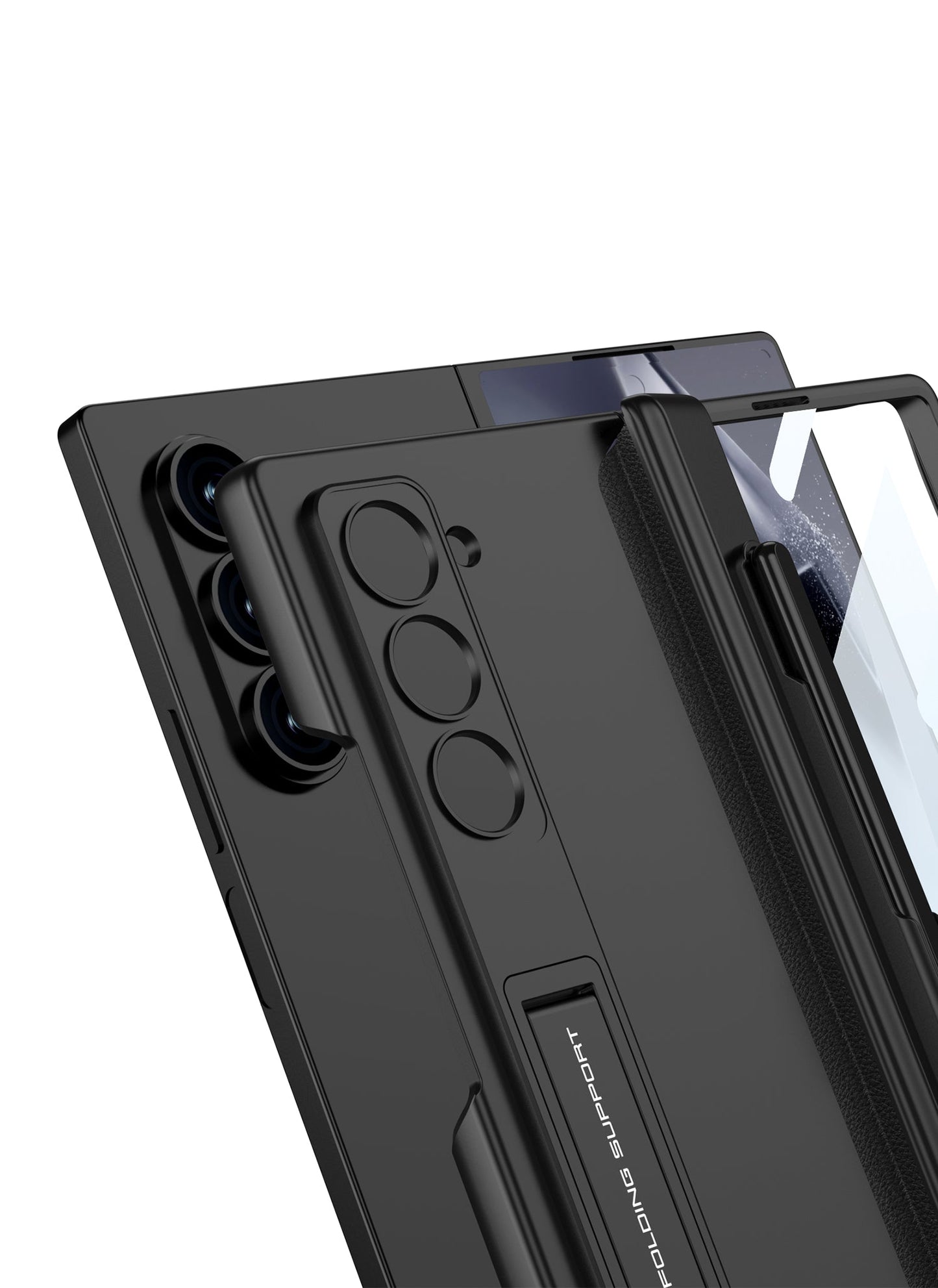Armor  Z Fold 6,5,4,3 Pen Holder & Hinge Shield Case