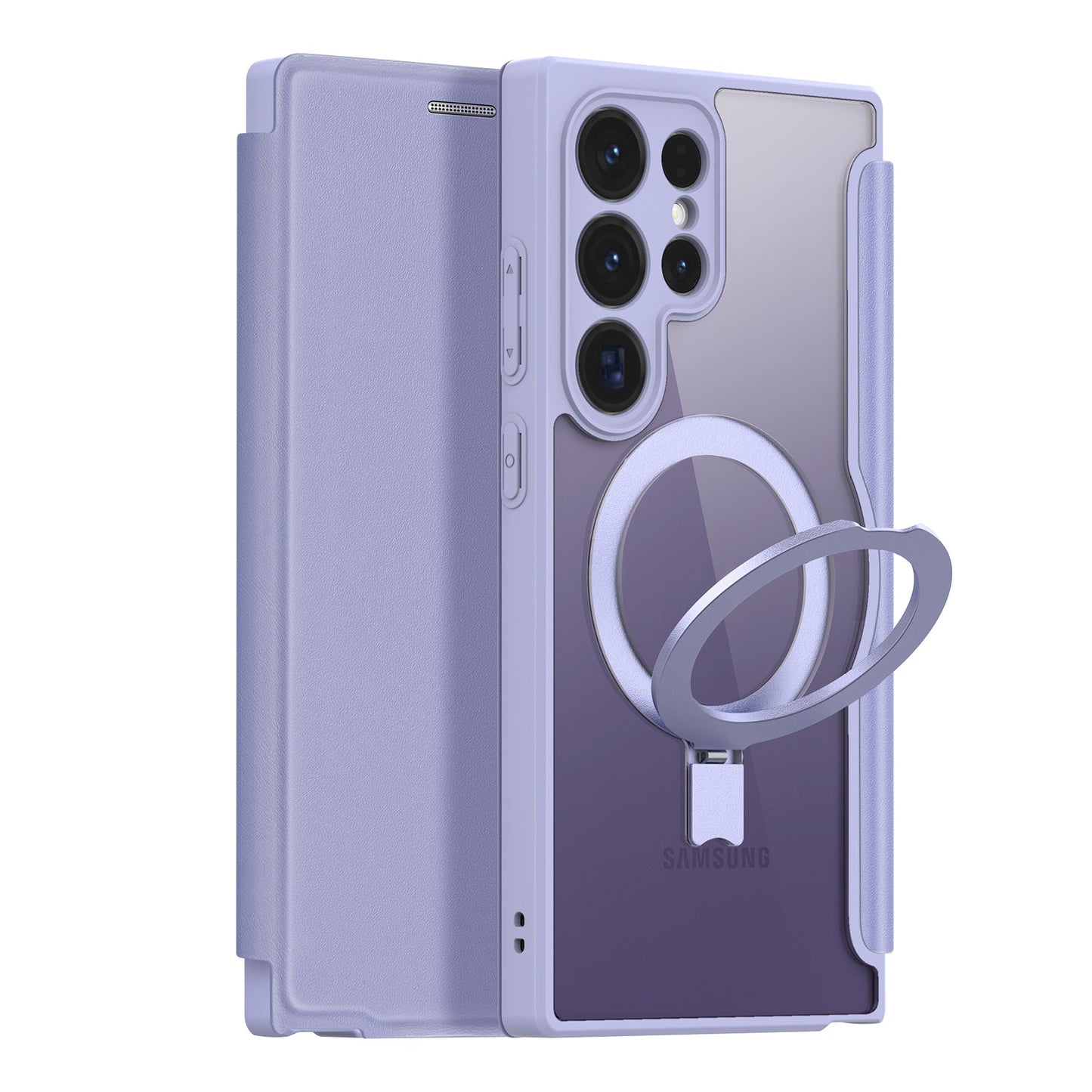 MagSafe Wallet Pro S25 Ultra – Magnetic Wallet Case with Kickstand & Wireless Charging