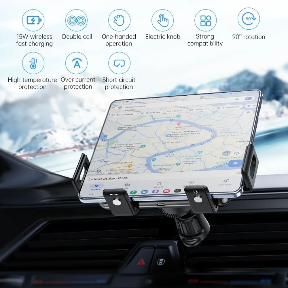 Auto-Grip Car Fast Charge & Holder