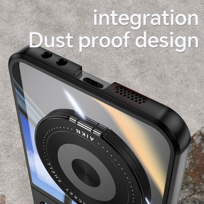 MagFlex Z Flip 6 – Magnetic Metal Case with Kickstand, Screen Protection & MagSafe