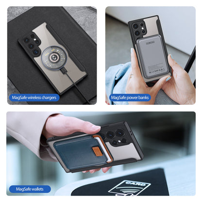 MagSafe Wallet Pro S25 Ultra – Magnetic Wallet Case with Kickstand & Wireless Charging
