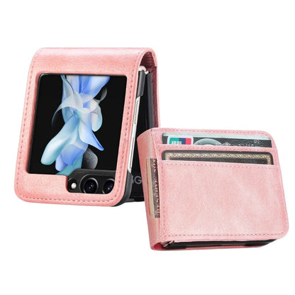 Shockproof  Z Flip 6, 5 wallet Leather Case