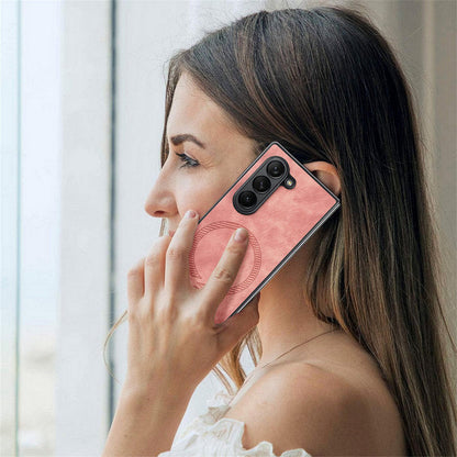 Slim Z Fold 6, 5, 4 Magnetic Leather Case